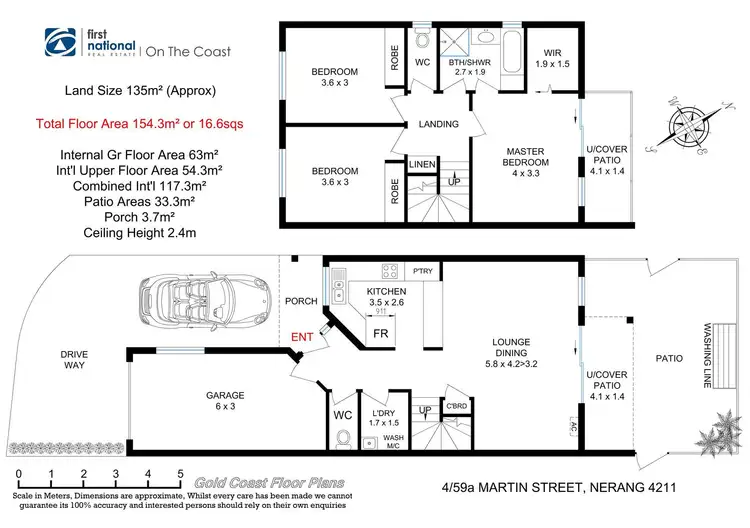 Floorplan of Homely townhouse listing, 4/59A Martin Street, Nerang QLD 4211