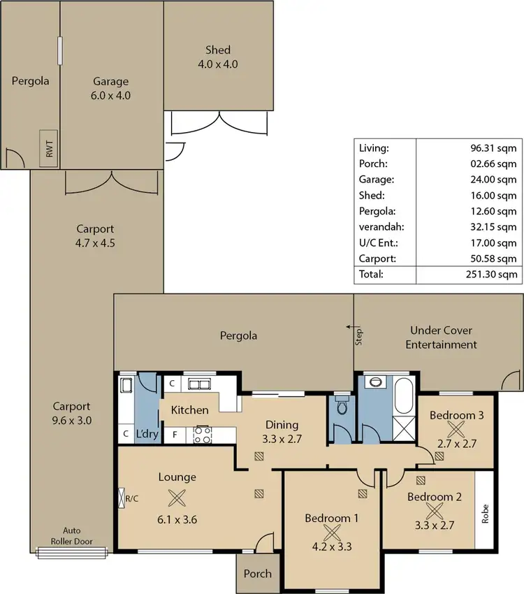 Floorplan of Homely house listing, 26 Hindmarsh Boulevard, Evanston Gardens SA 5116