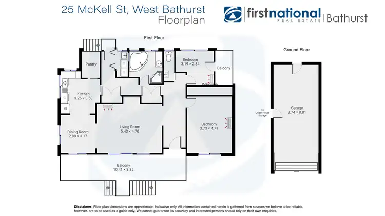 Floorplan of Homely house listing, 26 Mckell Street, West Bathurst NSW 2795