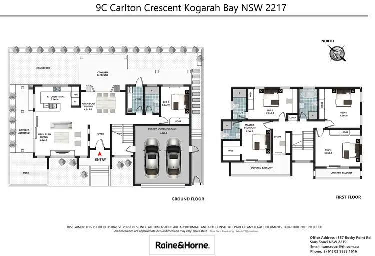 Floorplan of Homely house listing, 9C Carlton Crescent, Kogarah Bay NSW 2217