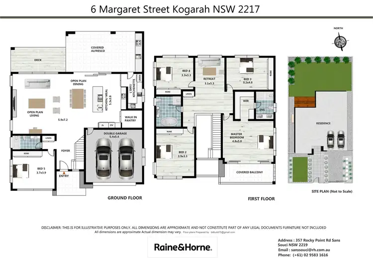 Floorplan of Homely house listing, 6 Margaret Street, Kogarah NSW 2217