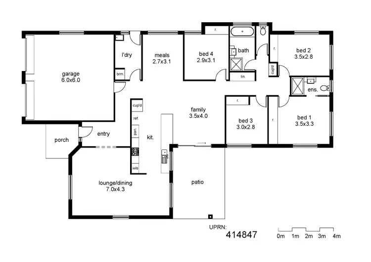 Floorplan of Homely house listing, 25 Santa Lucia Drive, Mount Louisa QLD 4814