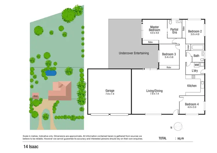 Floorplan of Homely house listing, 14 Isaac Street, Deeragun QLD 4818