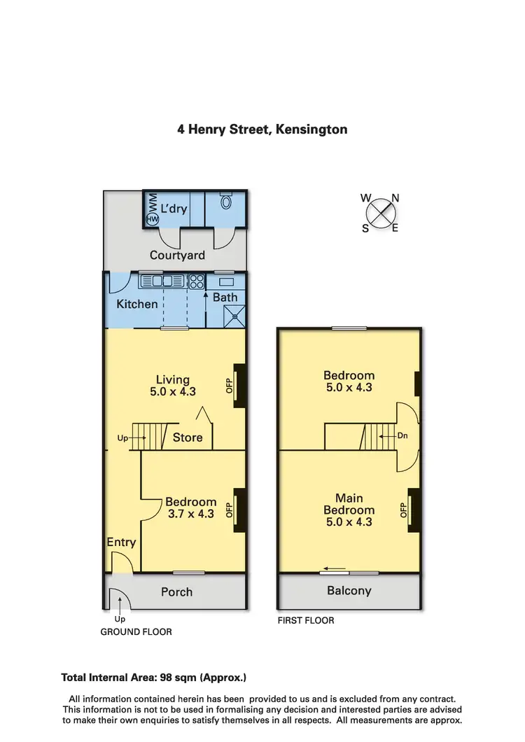 Floorplan of Homely house listing, 4 Henry Street, Kensington VIC 3031