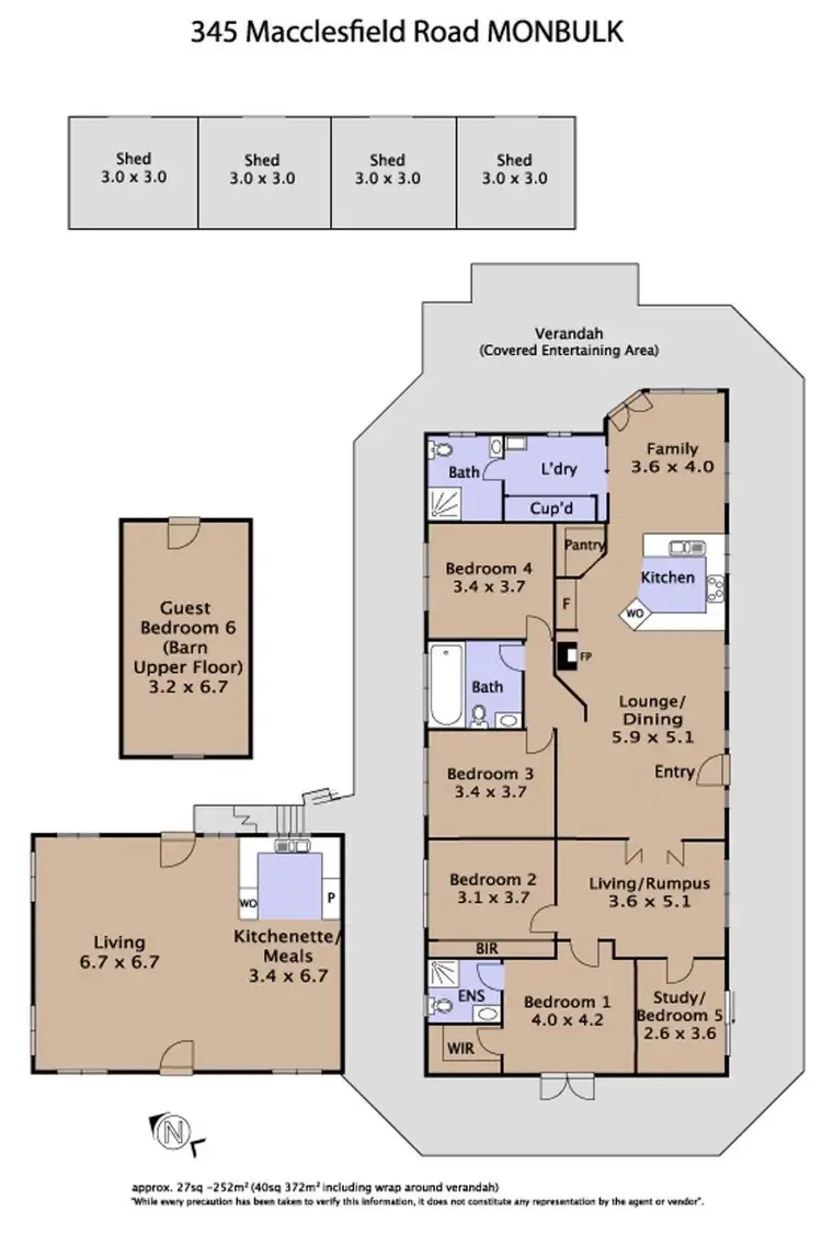 Floorplan of Homely house listing, 345 Macclesfield Road, Monbulk VIC 3793