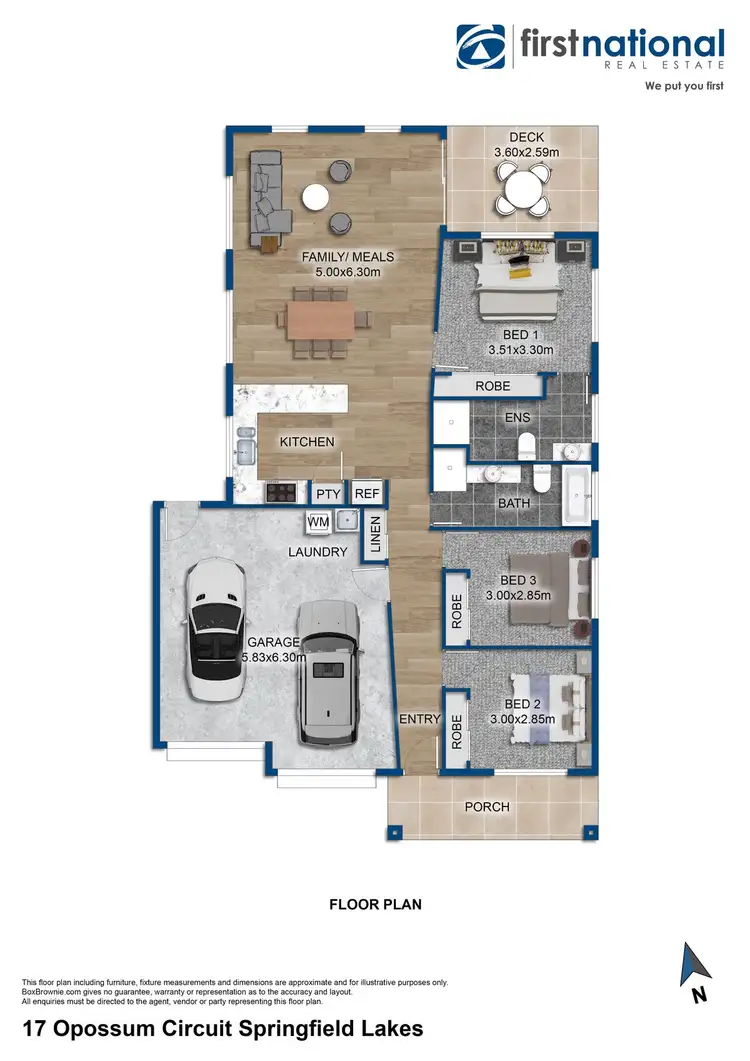 Floorplan of Homely house listing, 17 Opossum Circuit, Springfield Lakes QLD 4300