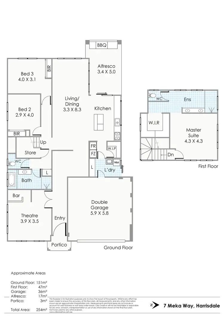 Floorplan of Homely house listing, 7 Meka Way, Harrisdale WA 6112