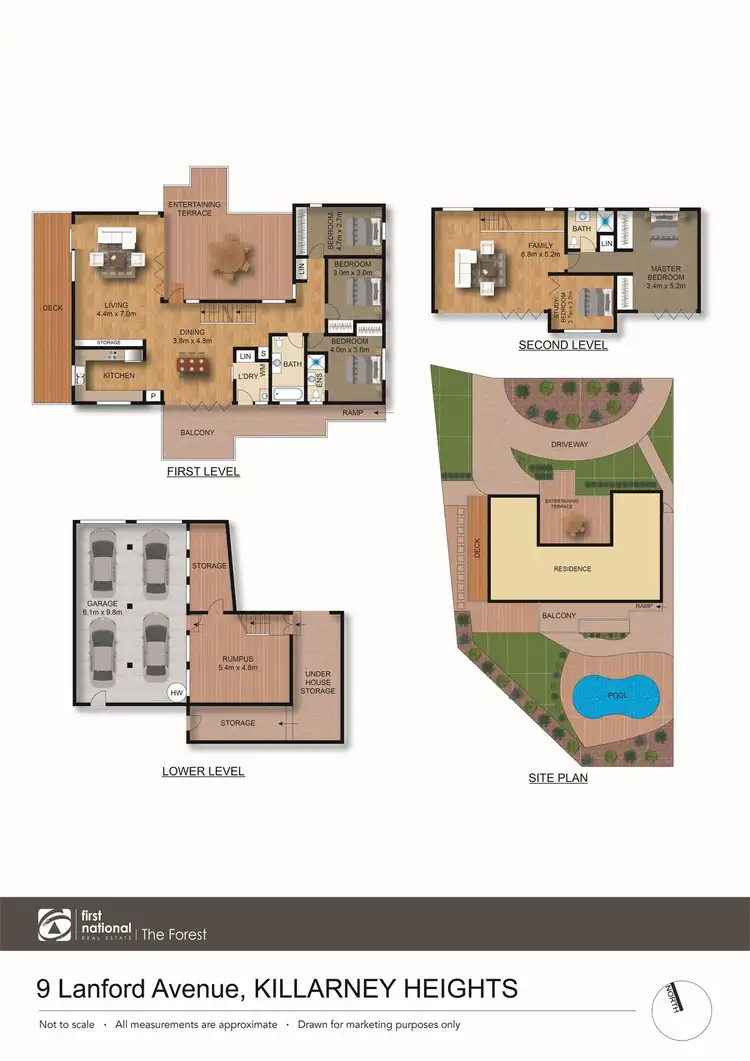 Floorplan of Homely house listing, 9 Lanford Avenue, Killarney Heights NSW 2087