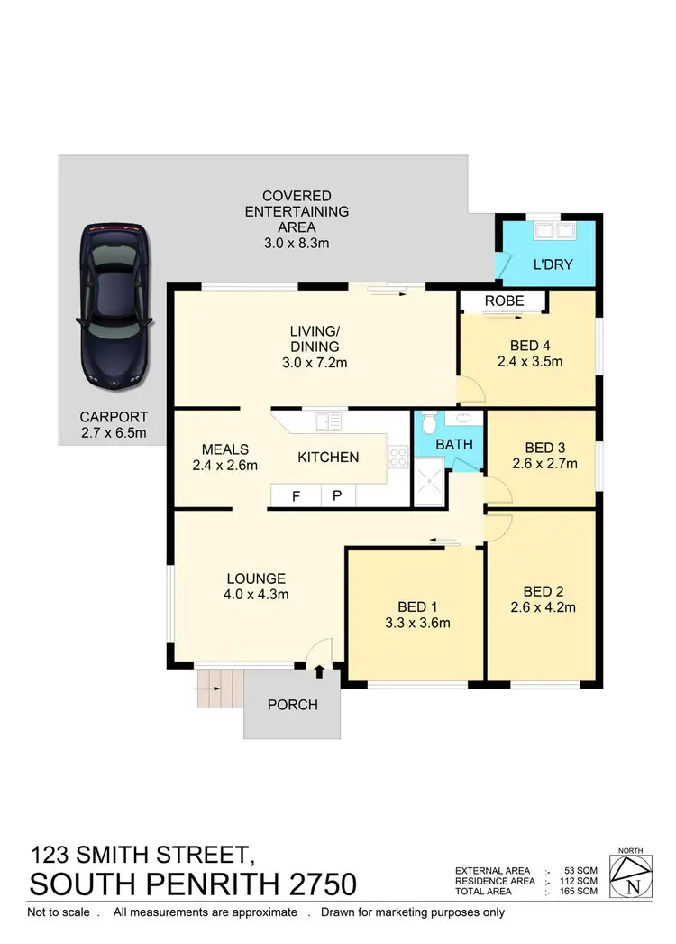 Floorplan of Homely house listing, 123 Smith Street, South Penrith NSW 2750