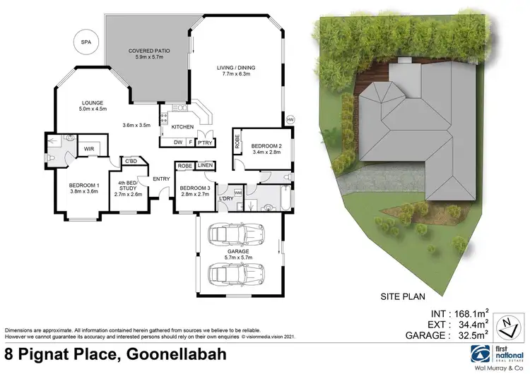Floorplan of Homely house listing, 8 Pignat Place, Goonellabah NSW 2480
