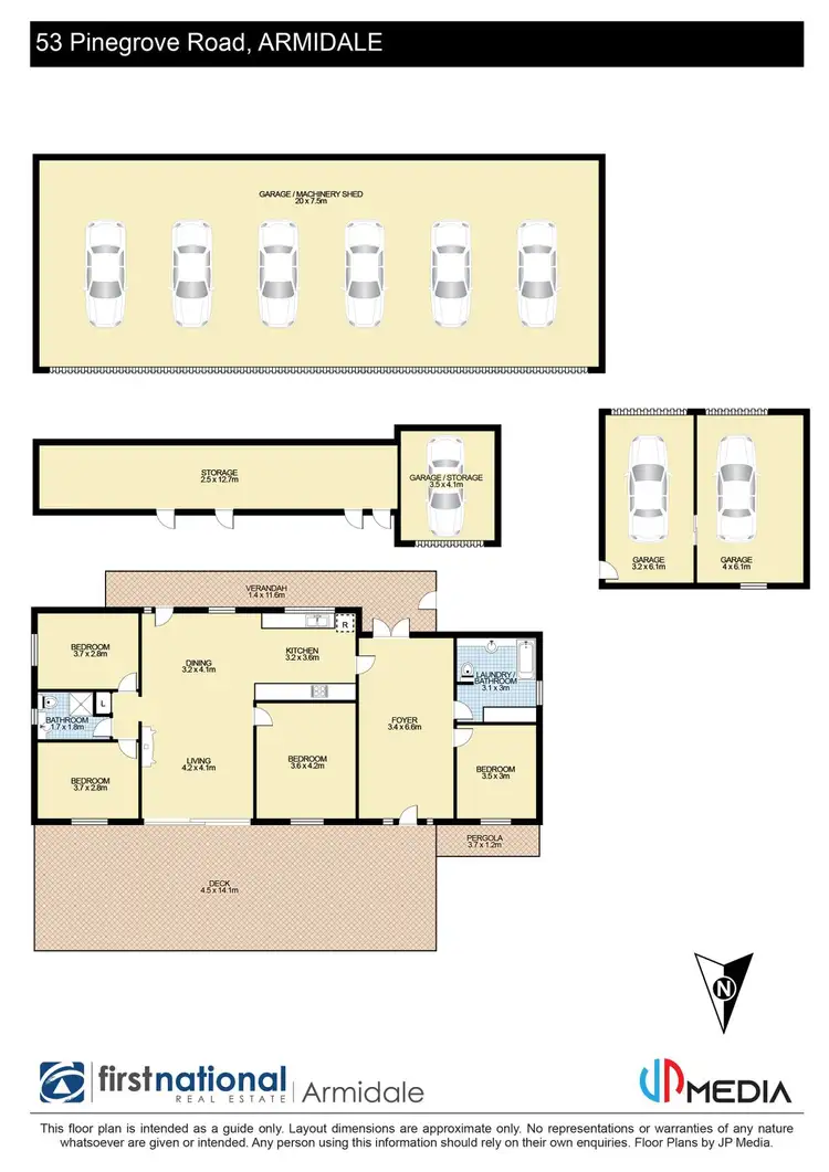 Floorplan of Homely house listing, 53 Pinegrove Road, Saumarez Ponds NSW 2350