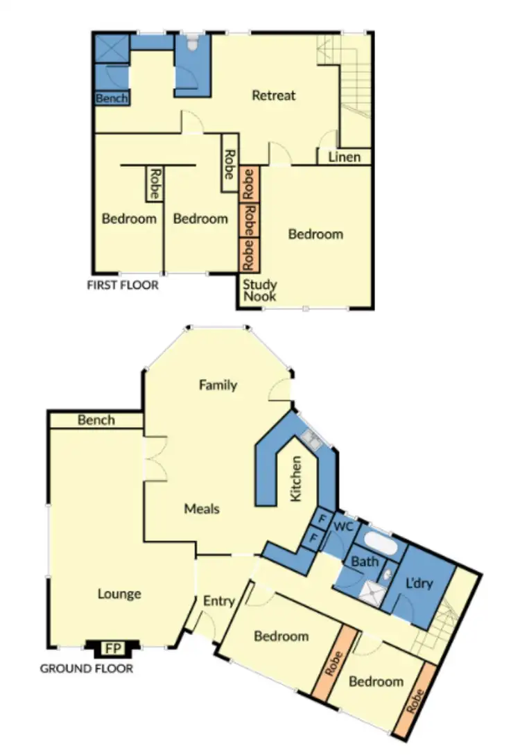 Floorplan of Homely house listing, 3 Leonie Avenue, Mount Waverley VIC 3149