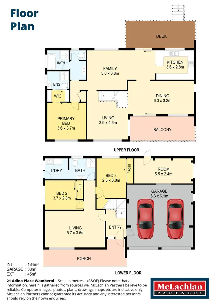 Floorplan of Homely house listing, 21 Adina Place, Wamberal NSW 2260