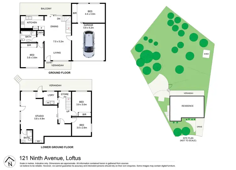 Floorplan of Homely house listing, 121 Ninth Avenue, Loftus NSW 2232