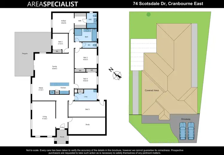 Floorplan of Homely house listing, 74 Scotsdale Drive, Cranbourne East VIC 3977