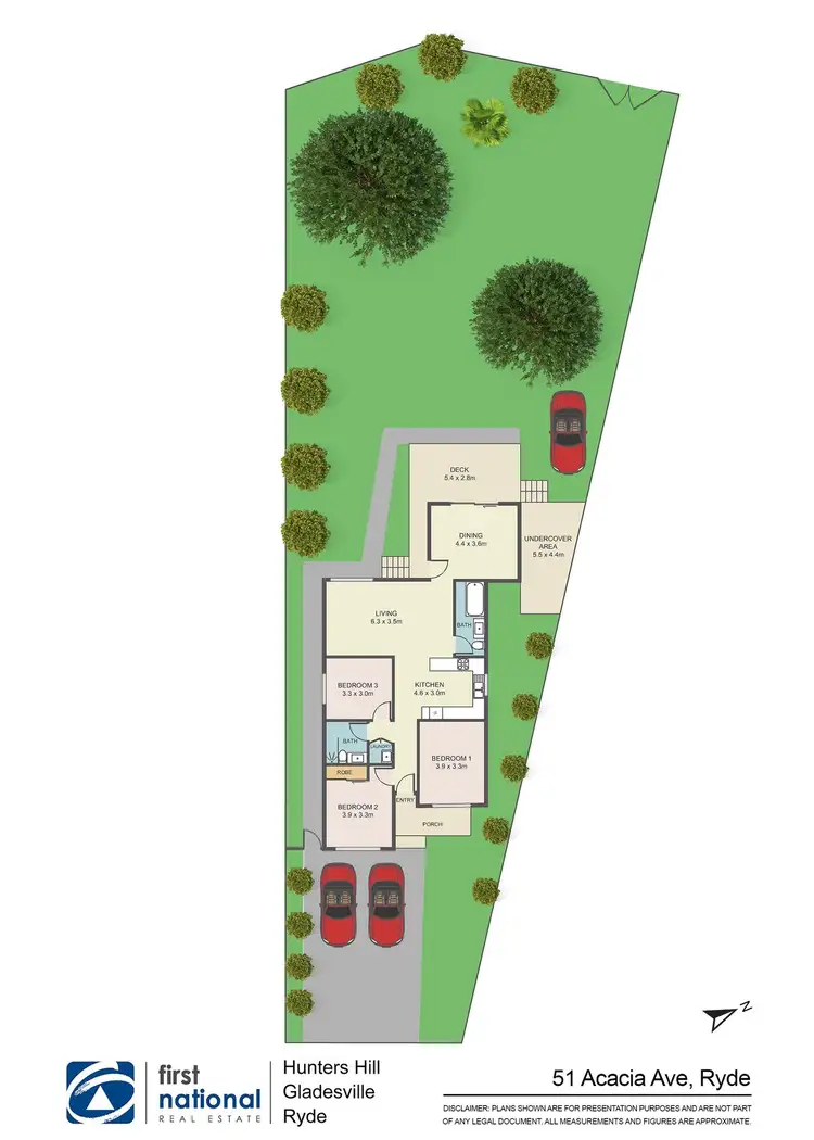 Floorplan of Homely house listing, 51 Acacia Avenue, Ryde NSW 2112