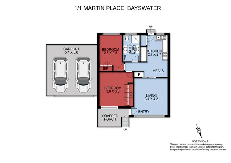 Floorplan of Homely unit listing, 1/1 Martin Place, Bayswater VIC 3153