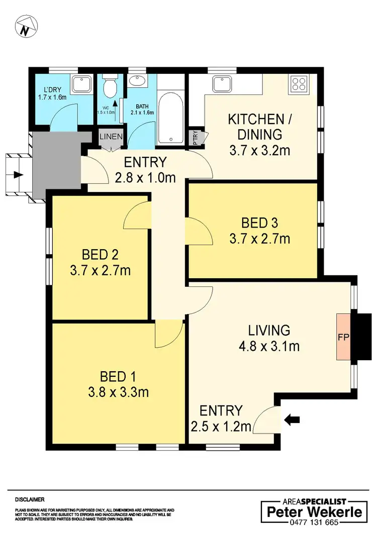 Floorplan of Homely house listing, 17 Roff Street, Ballarat East VIC 3350