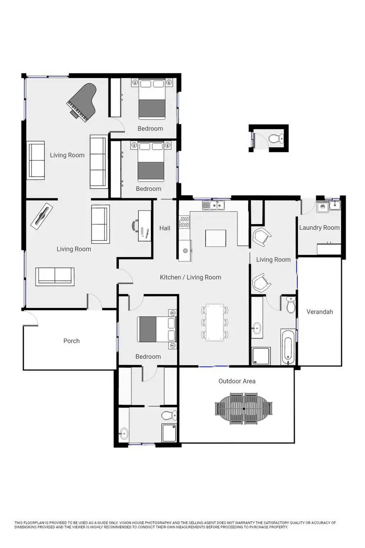 Floorplan of Homely house listing, 2 Wattle Street, Red Cliffs VIC 3496