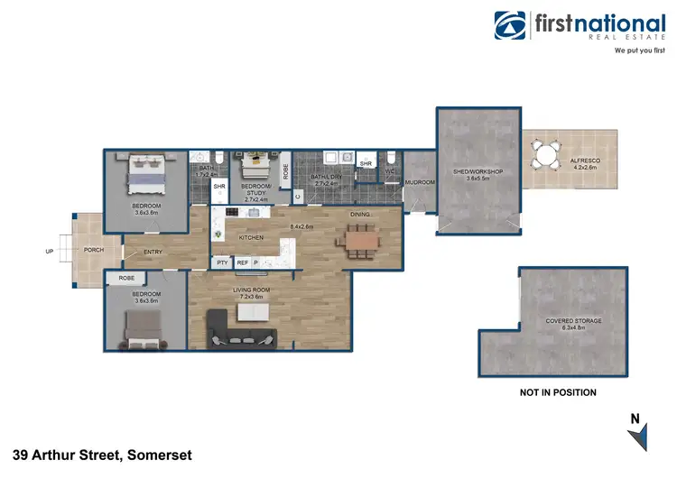 Floorplan of Homely house listing, 39 Arthur Street, Somerset TAS 7322