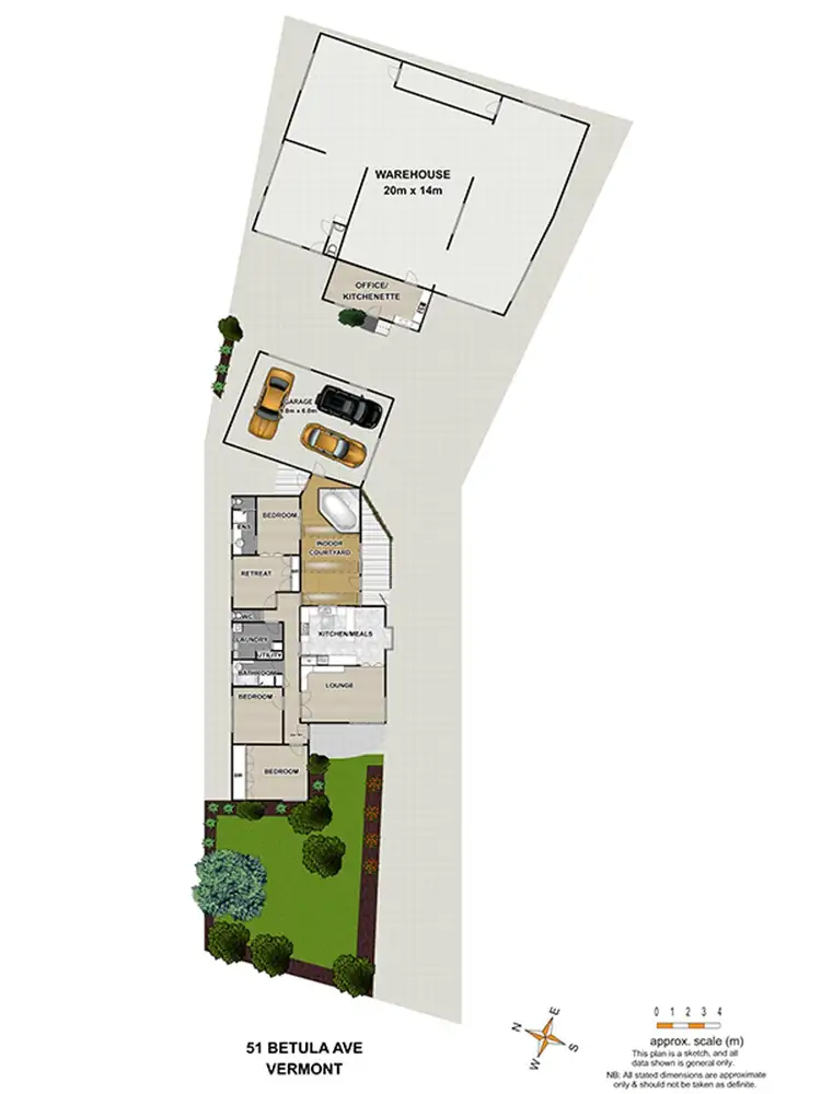 Floorplan of Homely house listing, 51 Betula Avenue, Vermont VIC 3133