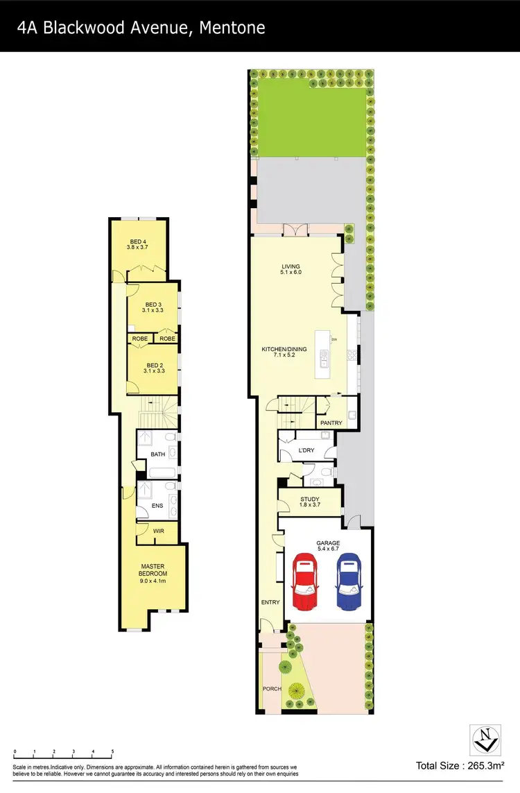 Floorplan of Homely townhouse listing, 4A Blackwood Avenue, Mentone VIC 3194