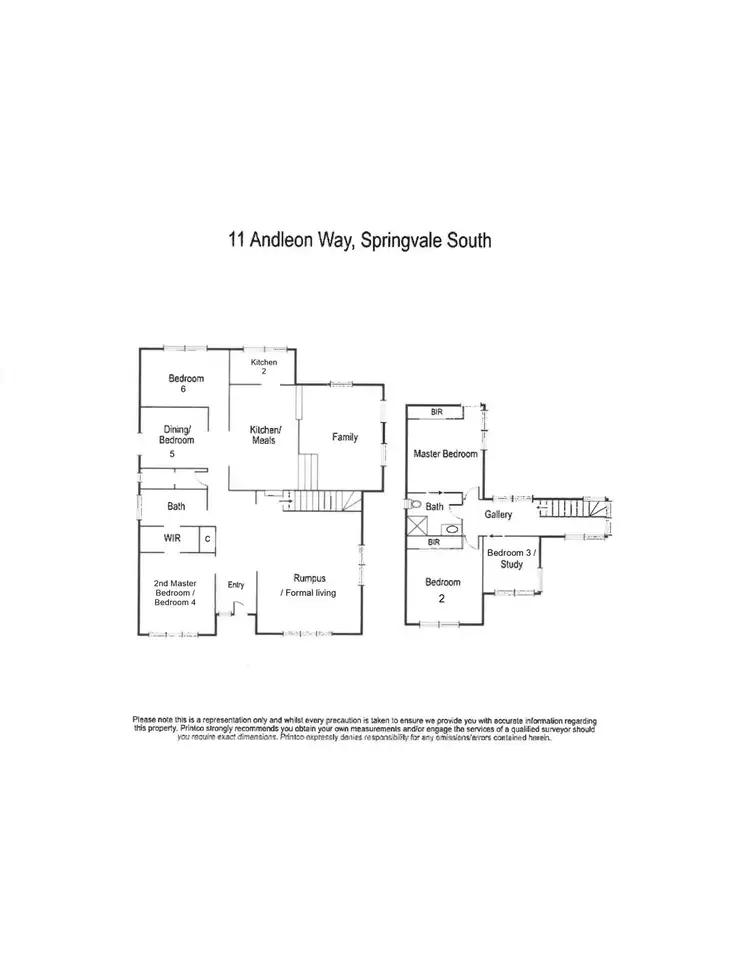 Floorplan of Homely house listing, 11 Andleon Way, Springvale South VIC 3172