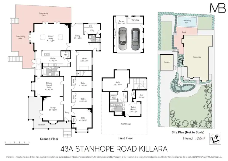 Floorplan of Homely house listing, 43A Stanhope Road, Killara NSW 2071