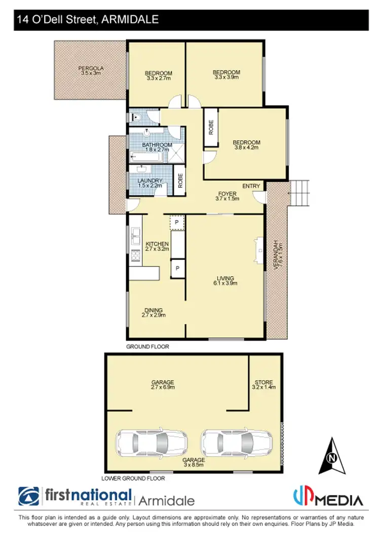 Floorplan of Homely house listing, 14 O'Dell Street, Armidale NSW 2350