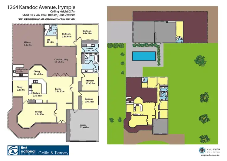 Floorplan of Homely house listing, 1264 Karadoc Avenue, Irymple VIC 3498
