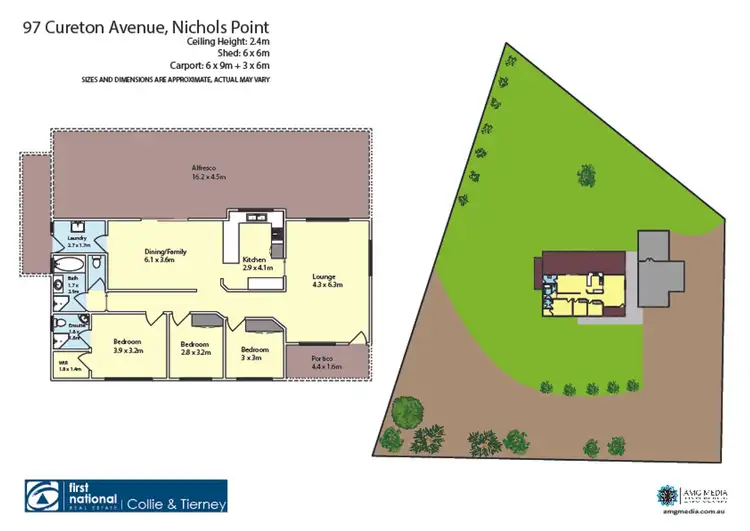 Floorplan of Homely house listing, 97 Cureton Avenue, Nichols Point VIC 3501