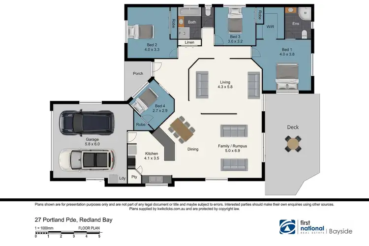 Floorplan of Homely house listing, 27 Portland Parade, Redland Bay QLD 4165
