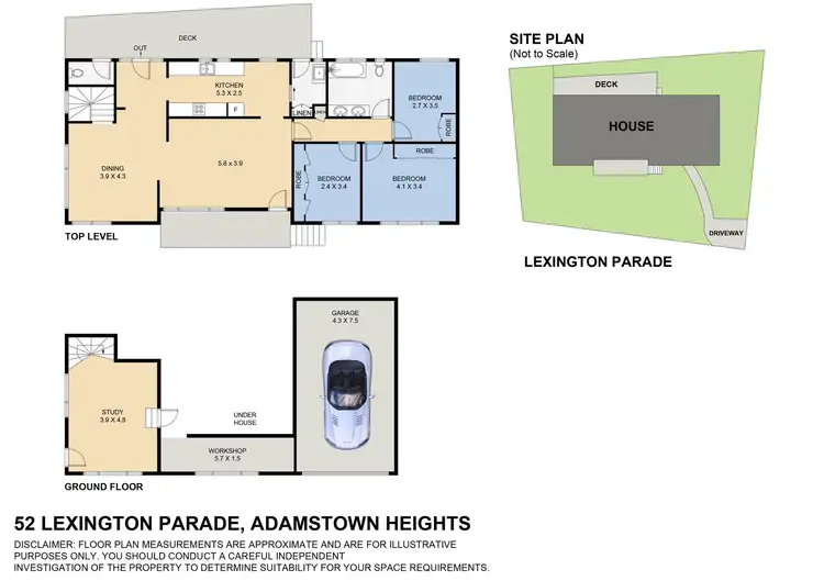 Floorplan of Homely house listing, 52 Lexington Parade, Adamstown Heights NSW 2289