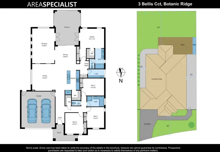 Floorplan of Homely house listing, 3 Bellis Circuit, Botanic Ridge VIC 3977