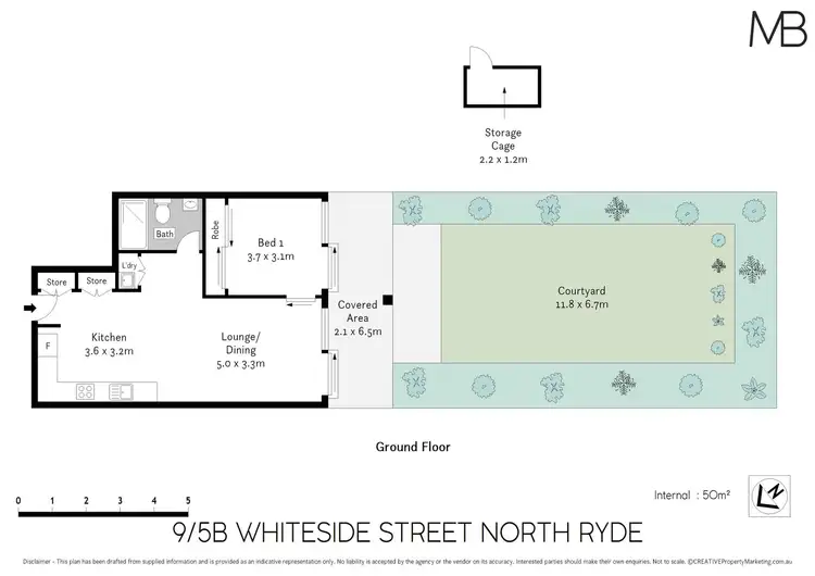 Floorplan of Homely apartment listing, 9/5B Whiteside Street, North Ryde NSW 2113