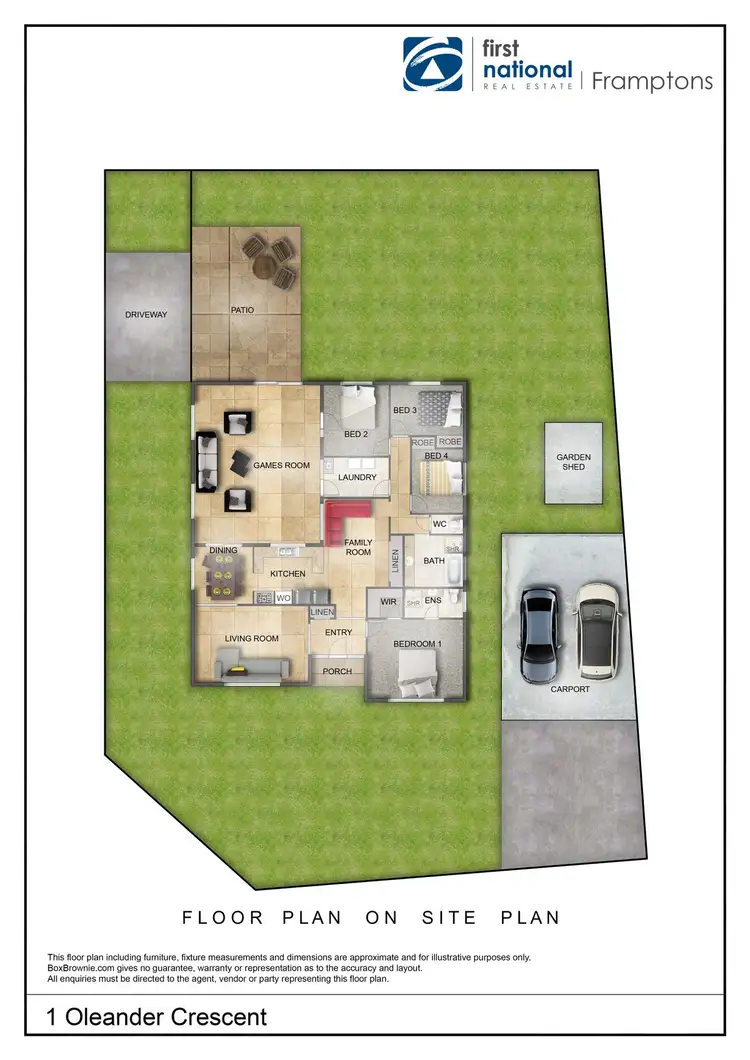 Floorplan of Homely house listing, 1 Oleander Crescent, East Side NT 870