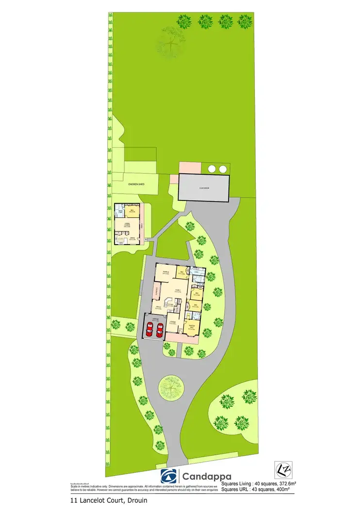 Floorplan of Homely house listing, 11A Lancelot Court, Drouin VIC 3818