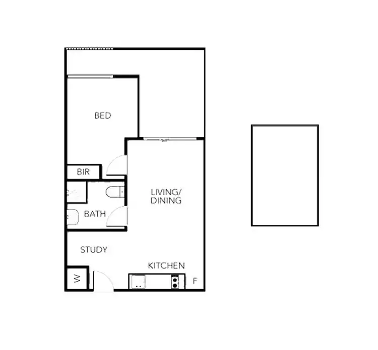 Floorplan of Homely apartment listing, 10/20 Reeves Street, Carlton VIC 3053