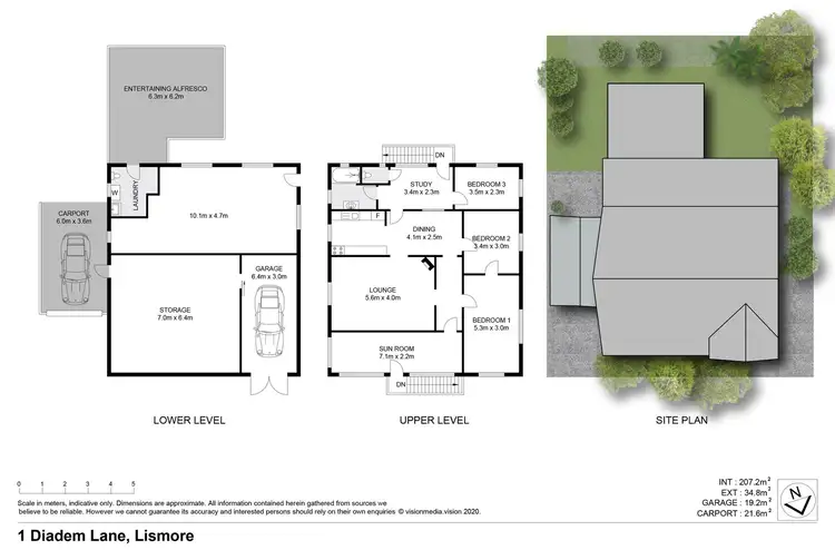 Floorplan of Homely house listing, 1 Diadem Lane, Lismore NSW 2480
