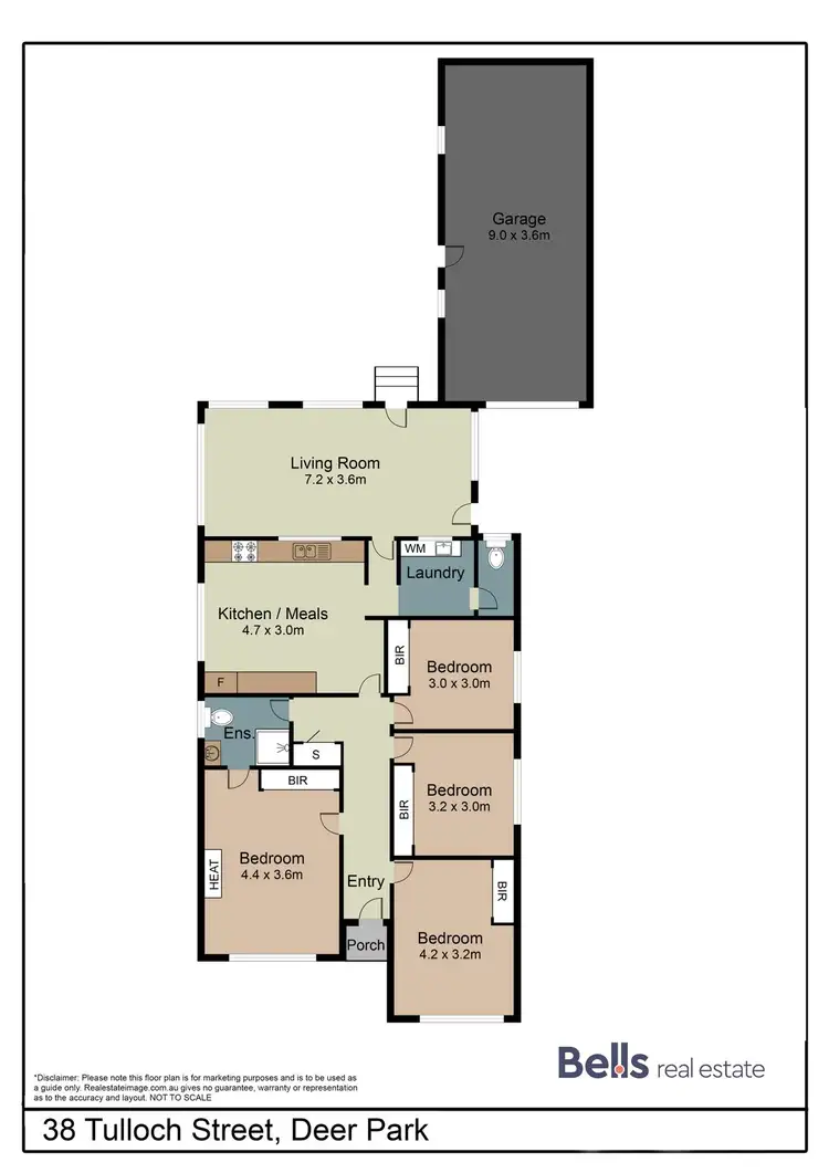 Floorplan of Homely house listing, 38 Tulloch Street, Deer Park VIC 3023