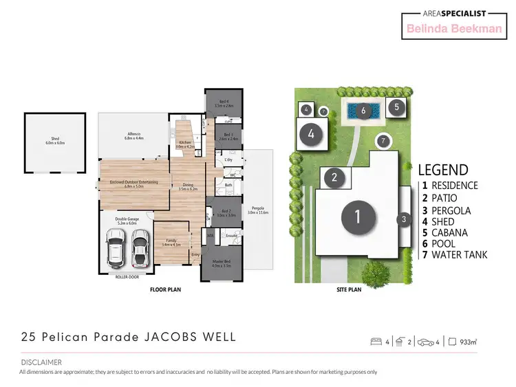 Floorplan of Homely house listing, 25 Pelican Parade, Jacobs Well QLD 4208