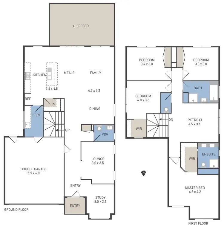 Floorplan of Homely house listing, 48 Victorking Drive, Point Cook VIC 3030