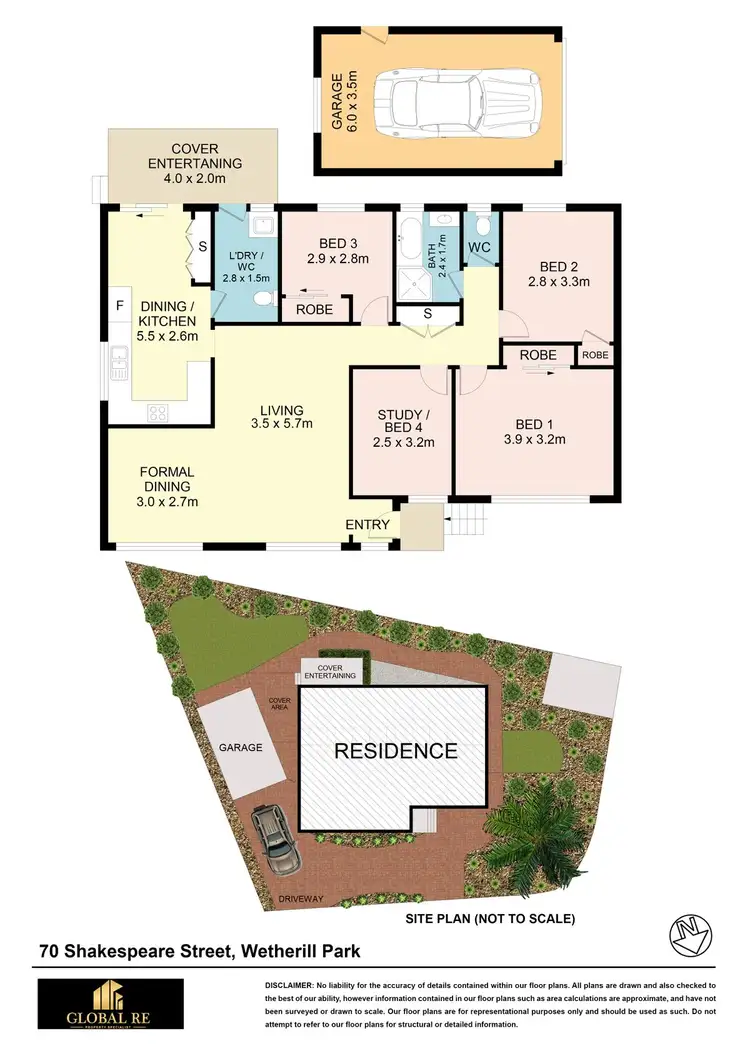 Floorplan of Homely house listing, 70 Shakespeare St, Wetherill Park NSW 2164