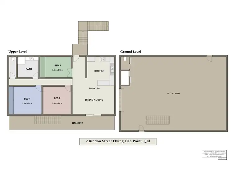Floorplan of Homely house listing, 2 BINDON, Flying Fish Point QLD 4860