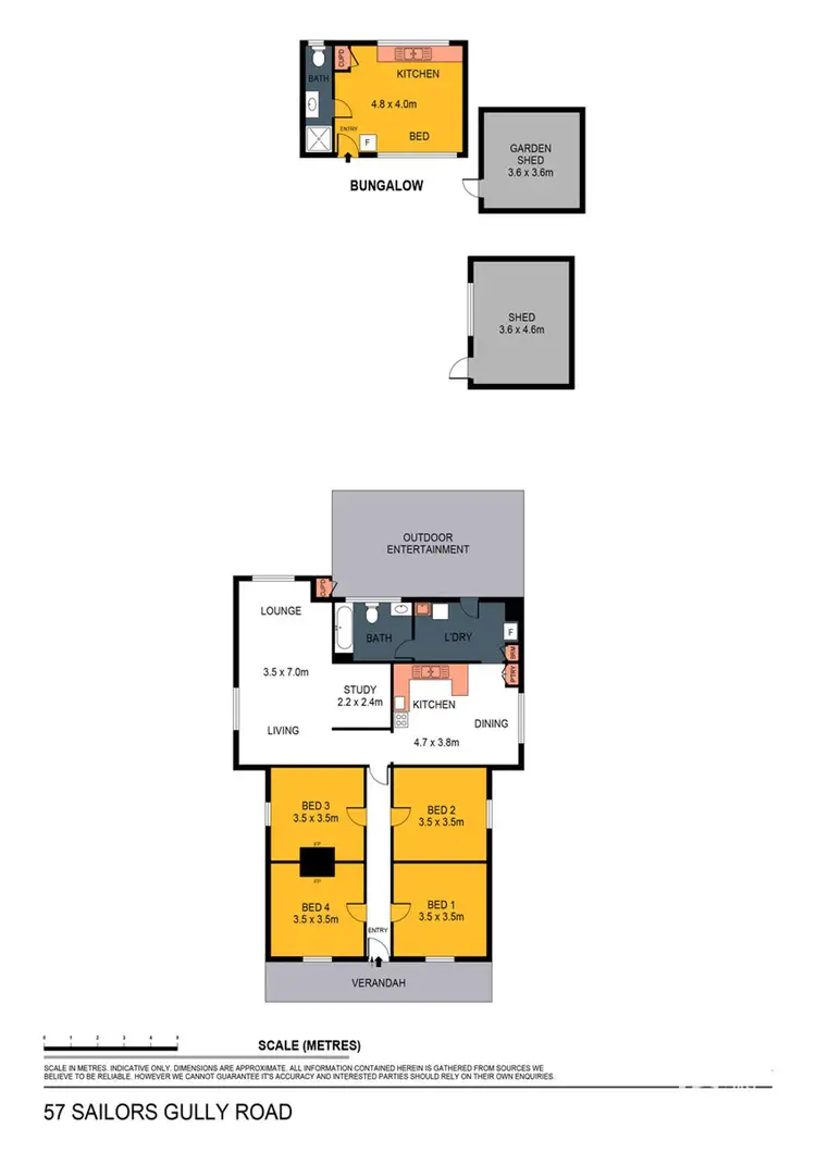 Floorplan of Homely house listing, 57 Sailors Gully Road, Eaglehawk VIC 3556