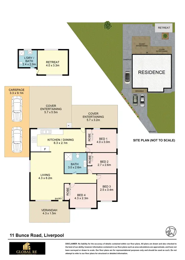 Floorplan of Homely house listing, 11 Bunce Road, Liverpool NSW 2170