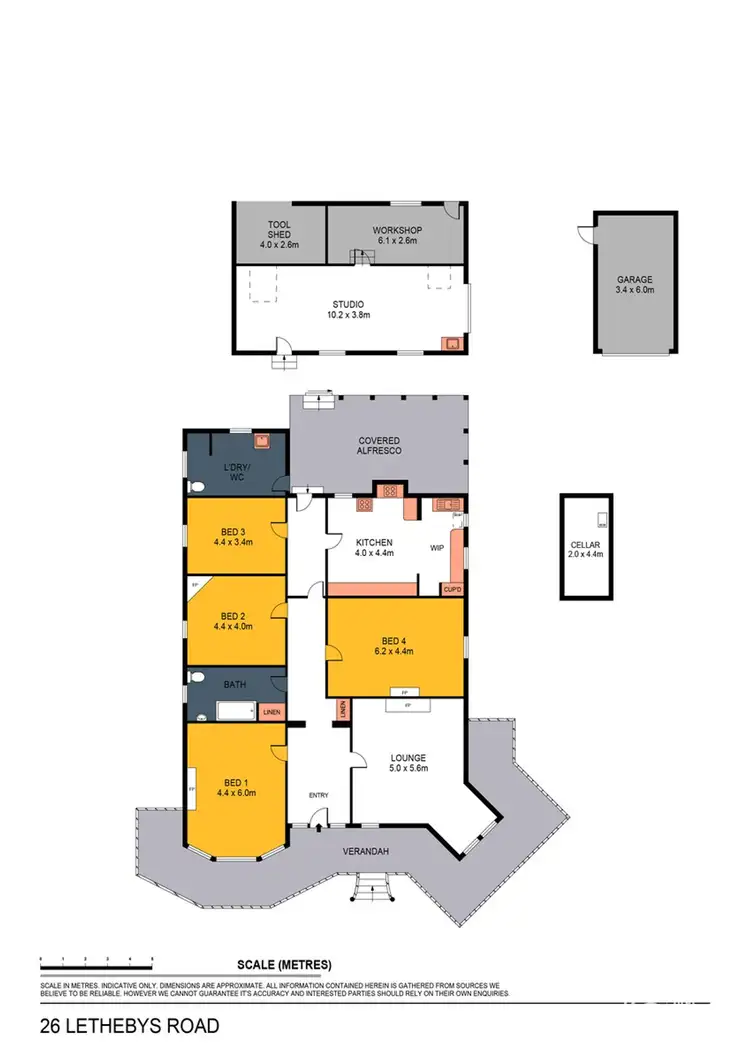 Floorplan of Homely house listing, 26 Lethebys Road, Sailors Gully VIC 3556