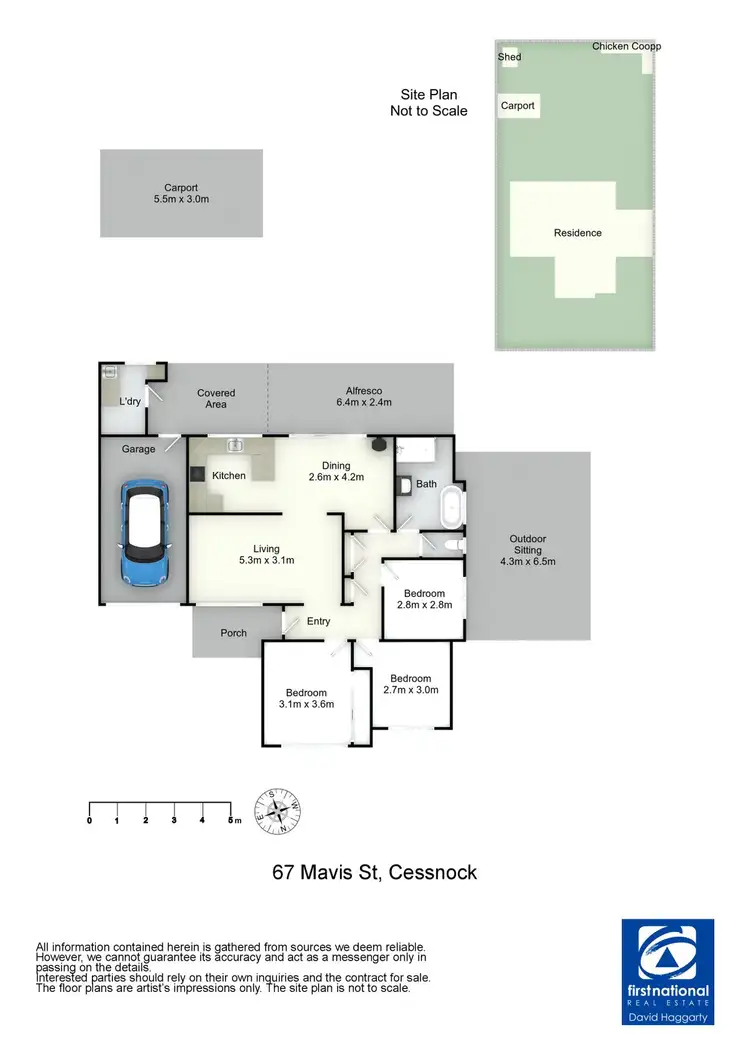 Floorplan of Homely house listing, 67 Mavis Street, Cessnock NSW 2325