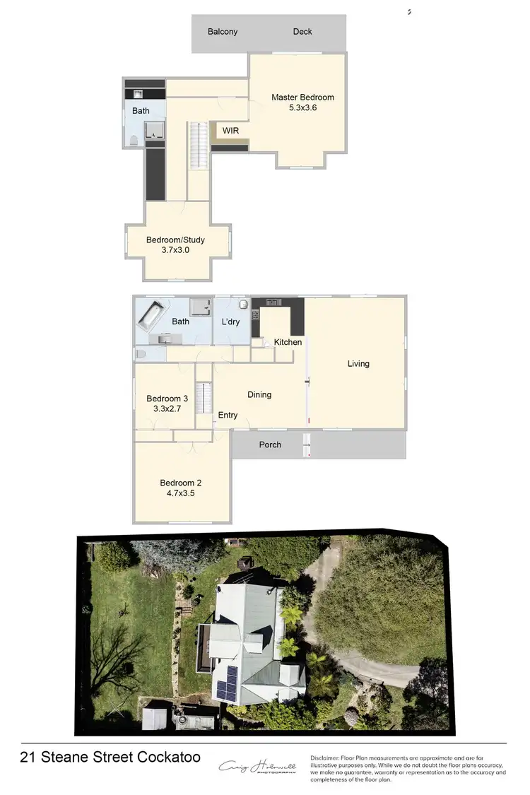 Floorplan of Homely house listing, 21 Steane Street, Cockatoo VIC 3781