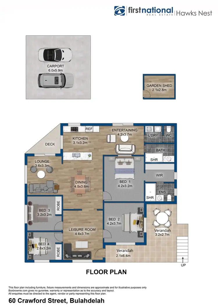 Floorplan of Homely house listing, 60 Crawford Street, Bulahdelah NSW 2423